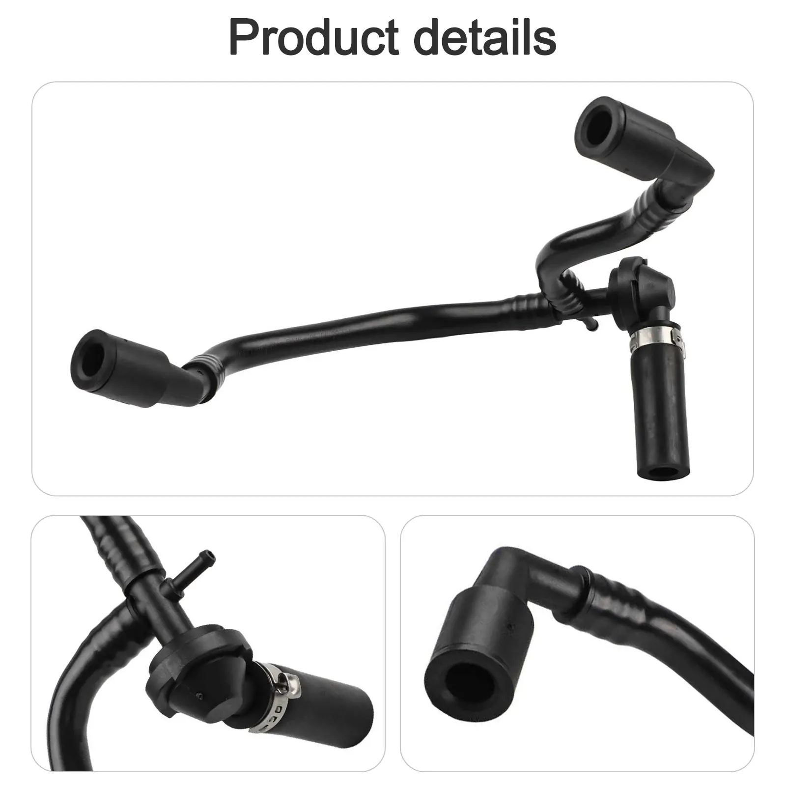 

Тормозная система Тормозной вакуумный шланг Номер OEM 1K0612041GM Износостойкий и недеформирующийся Подходит для двигателя 2,0 л Практичный дизайн