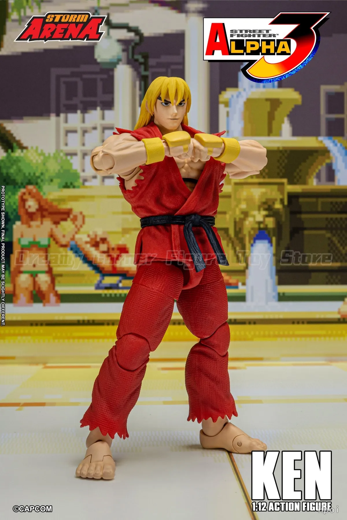 【Auf Lager】Original Storm Collectibles STORM ARENA Street Fighter Alpha 3 Ken Masters 1/12 Actionfigur Spielzeug Ornamente Sammlung