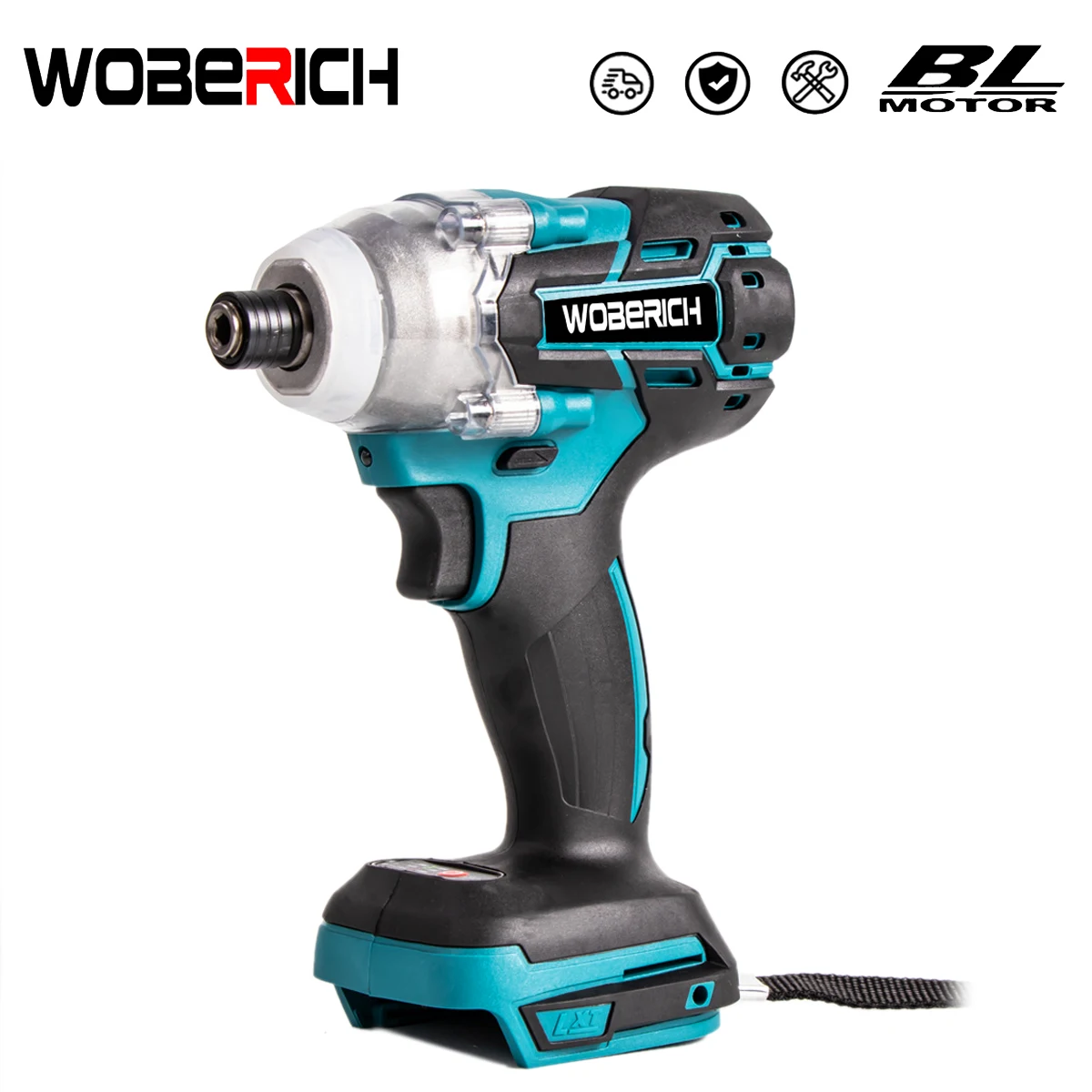 

Brusless Cordless Electric Impact Wrench Rechargable Screwdriver Drill Driver Power Tools LED Light For 18V Makita Battery