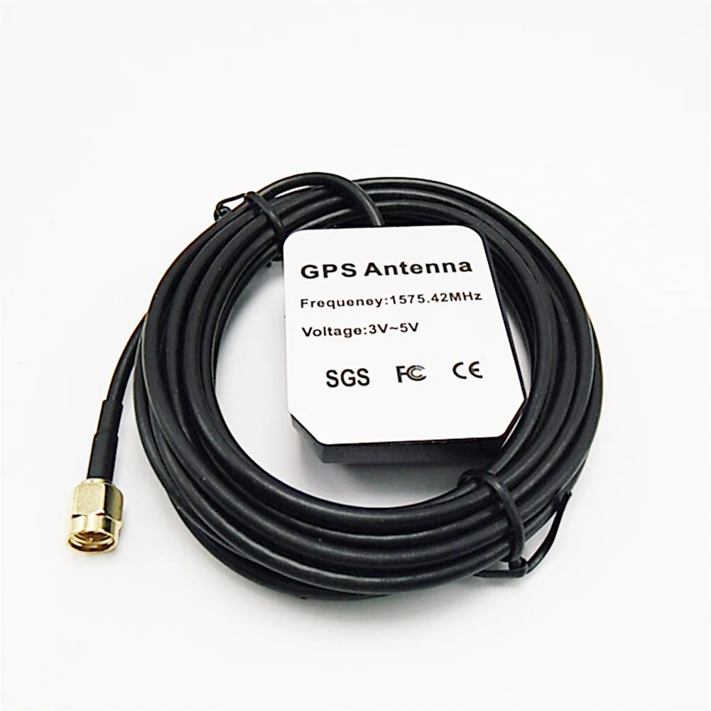 Antenna GPS attiva impermeabile per veicoli con connettore SMA maschio ricevitore GPS accessori per sistemi di navigazione per auto