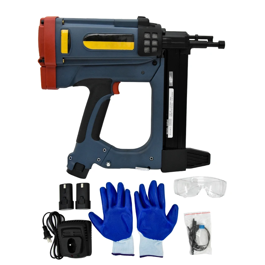 Gas Nail Gun Electric Cement Nail Gun Air Nailer Woodworking Aluminum Alloy Doors and Windows Trunking Steel Nail Gun Gas Nailer