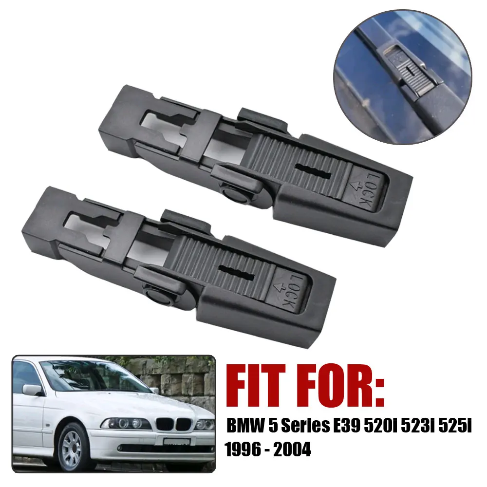 2pcs Car Wiper Retaining Clip Car Front Windshield Wiper Lock Clip Car Accessories for BMW 5 Series E39 520i 523i 525i 1996-2004