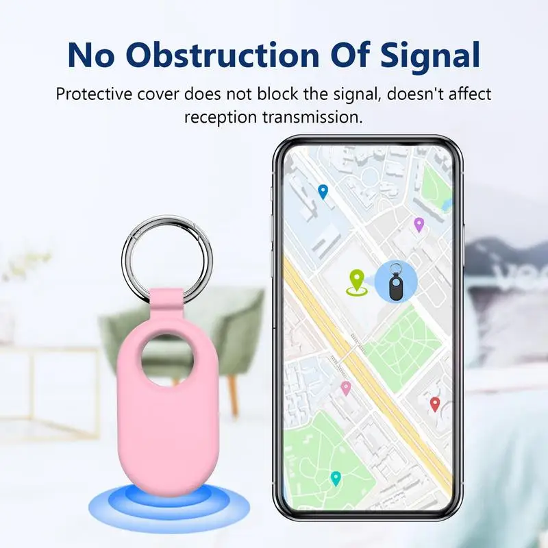 غطاء حماية لهاتف SamsungGalaxy SmartTag2 مقاوم للصدمات ومضاد للخدش والغبار من السيليكون