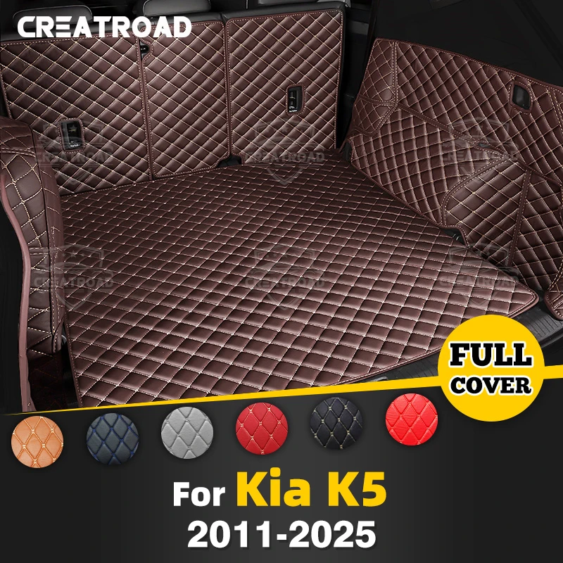 

For Kia K5 2011-2025 24 23 22 21 Auto Full Coverage Trunk Mat Car Anti-dirty Pad Protective Pad Cargo Liner Interior Accessories