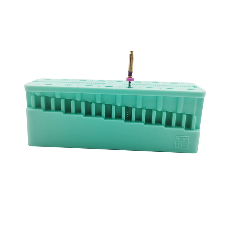 1Pc Green/blue Dental Plastic Mini Endo Measuring Endodontic Block Files Autoclavable Dentist Instrument Ruler Equipment