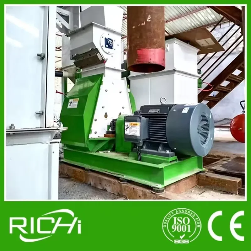 RICHI 1-10T/H Complete Alfalfa Pellet Line Animal Grass Forage Feed Pellet Production Line for Cows Cattle Chicken Livestock