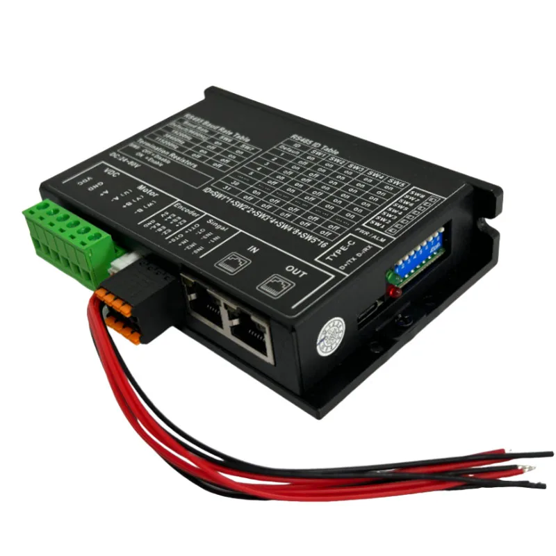 2-fase stappenmotor met gesloten lus EtherCAT-communicatieprotocol voor CNC-machine