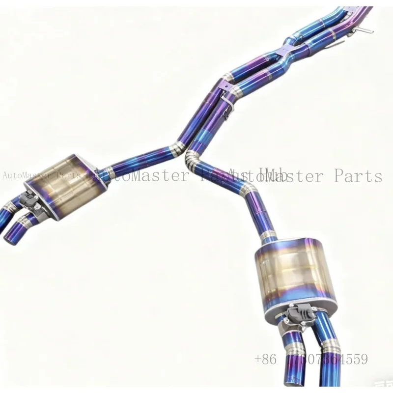 

Высококачественная титановая выхлопная система с клапанами для Audi A6 A7 C7/C8 A8 D4/D5 3.0T