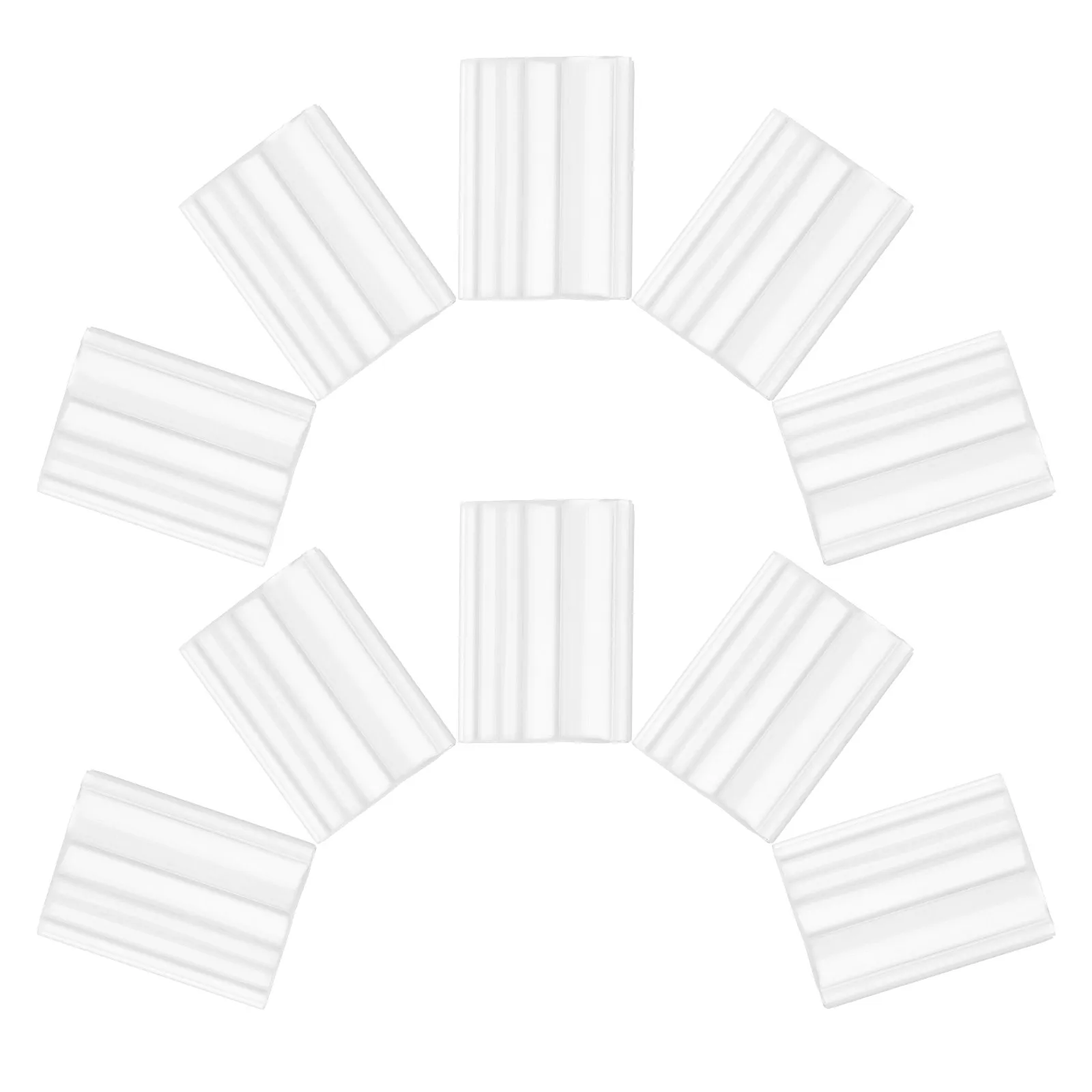 

60 шт. прозрачных держателей для ценников из ПВХ, универсальные зажимы для демонстрации вывесок, для супермаркетов, розничной торговли, выставок, меню и карточек