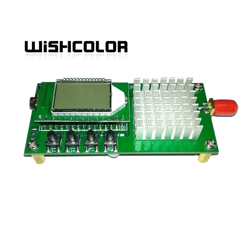 Wishcolor 76-108MHz FM Transmitter Board 0-2W FM Broadcast Transmitter Boasts 2000M/6561.7FT Working Distance