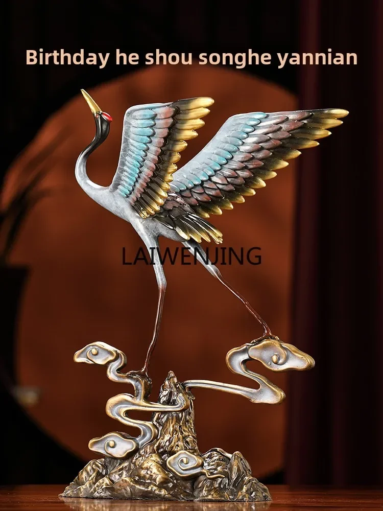 زخرفة رافعة رئيسية للزيت من MJY مصنوعة بالكامل من النحاس الصيني لتأثيث المنزل وغرفة المعيشة وخزانة النبيذ