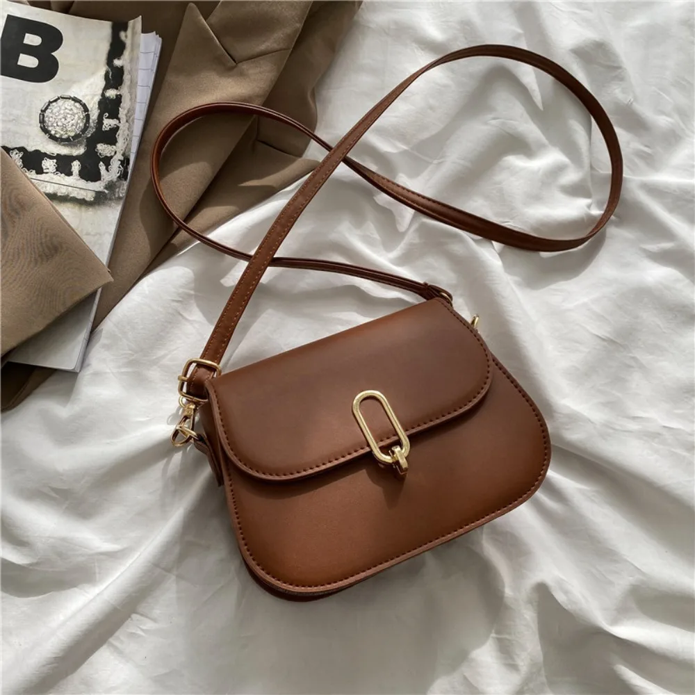 

Portable PU Leather Crossbody Shoulder Bag Trendy Casual Small Square Bag Fashion Lightweight Female Wallet Purse Gift
