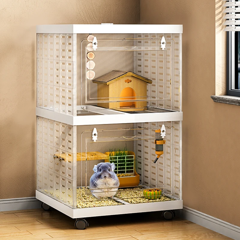 Chinchilla cage household special cabinet cage...