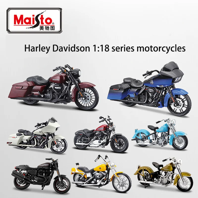 Maisto 1:18 Harley Davidson 1998 FLSTS Heritage Springer Retro Street Bike Alloy Motorcycle Miniature Model collection gift toy