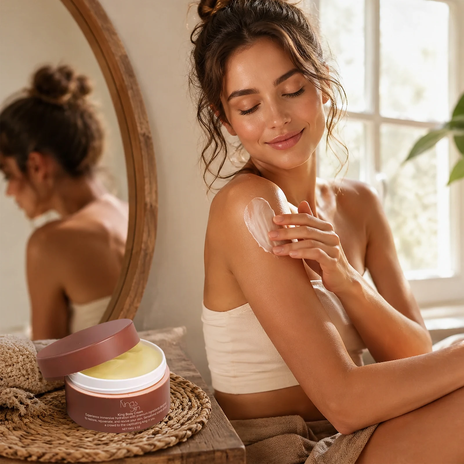 114g Shea Butter Moisturizer  Lipid Triple Water-Locking Light Cream Texture Barrier Improve Skin Dryness Increase Elasticity