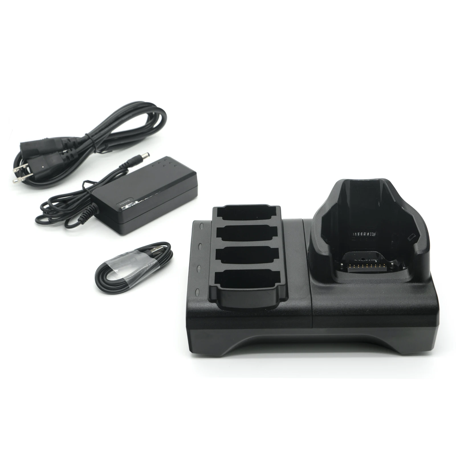 US Power Supply and MC9400 MC9450 Single Slot Cradle w/ 4 Bay Battery Charge. Comparable to CRD-MC93-2SUCHG-01