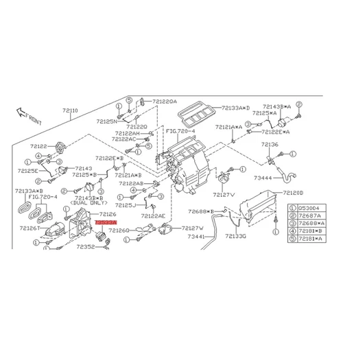 Imagen 2 del producto 73533YC000 Control de Motor de resistencia de ventilador HVAC para Subaru WRX STI Forester Impreza Crosstrek 2012-2021 Transistor de potencia