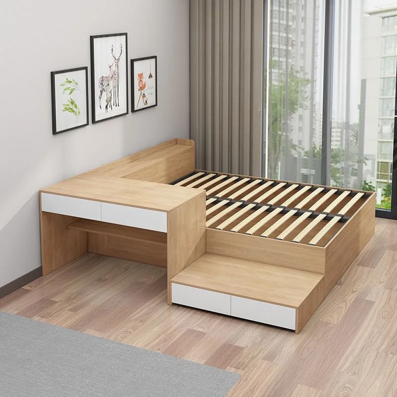 [مجموعة 57,000] الآن قم بعمل شقة صغيرة بسيطة وسرير مفرد من حصير التاتامي وصندوق مرتفع متكامل متعدد الوظائف