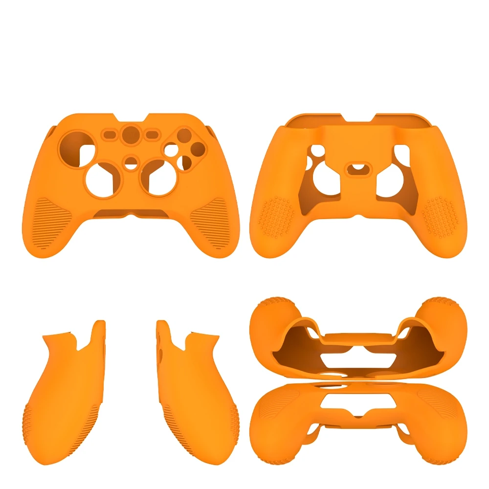 Para SCUF VALOR PRO Capa protetora de silicone anti-queda à prova de poeira controlador de jogos capa protetora laranja cinza preto