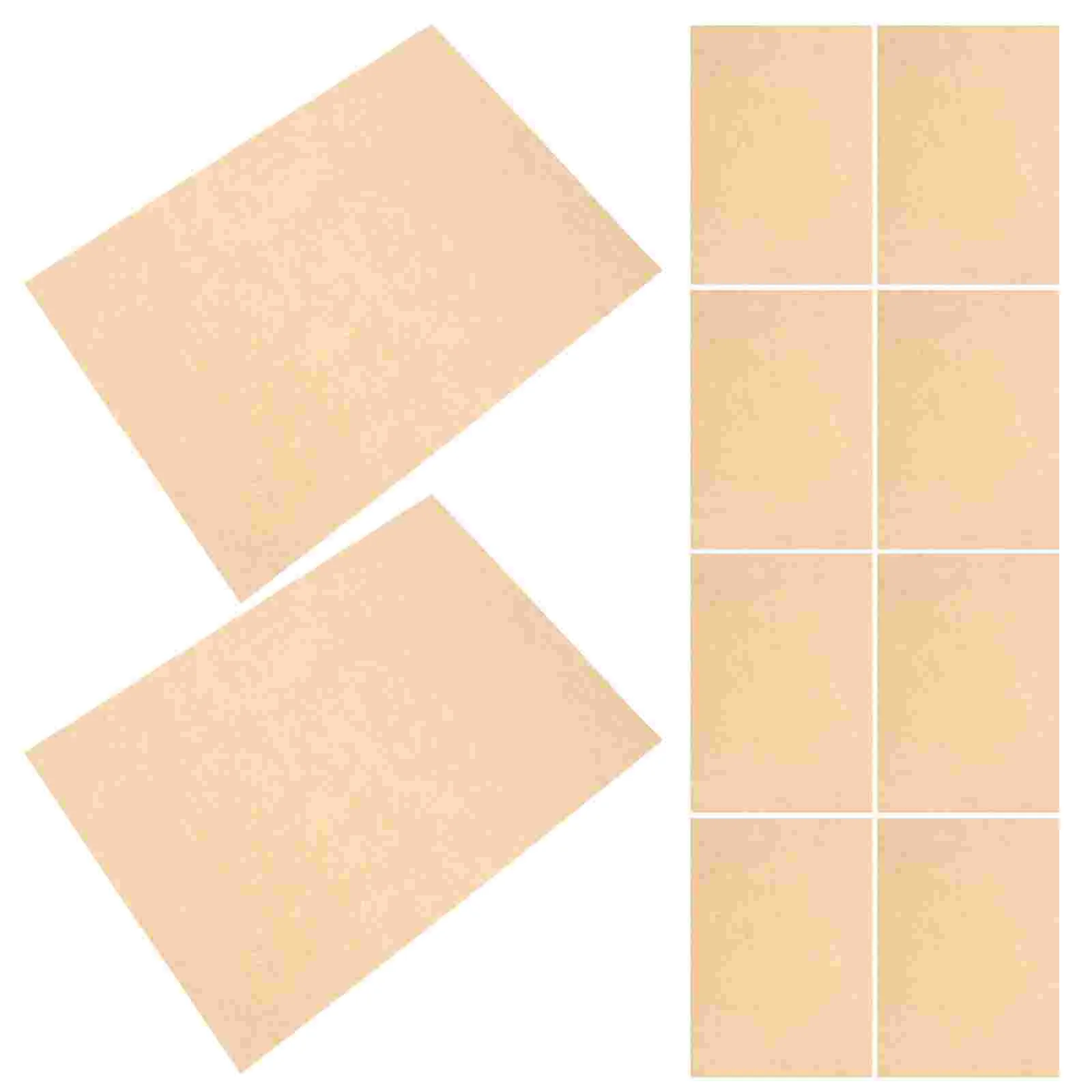 

50Pcs A4 Paper Sheets Parchment Retro Paper for Certificate and Diploma 90g (Light Brown) light color paper