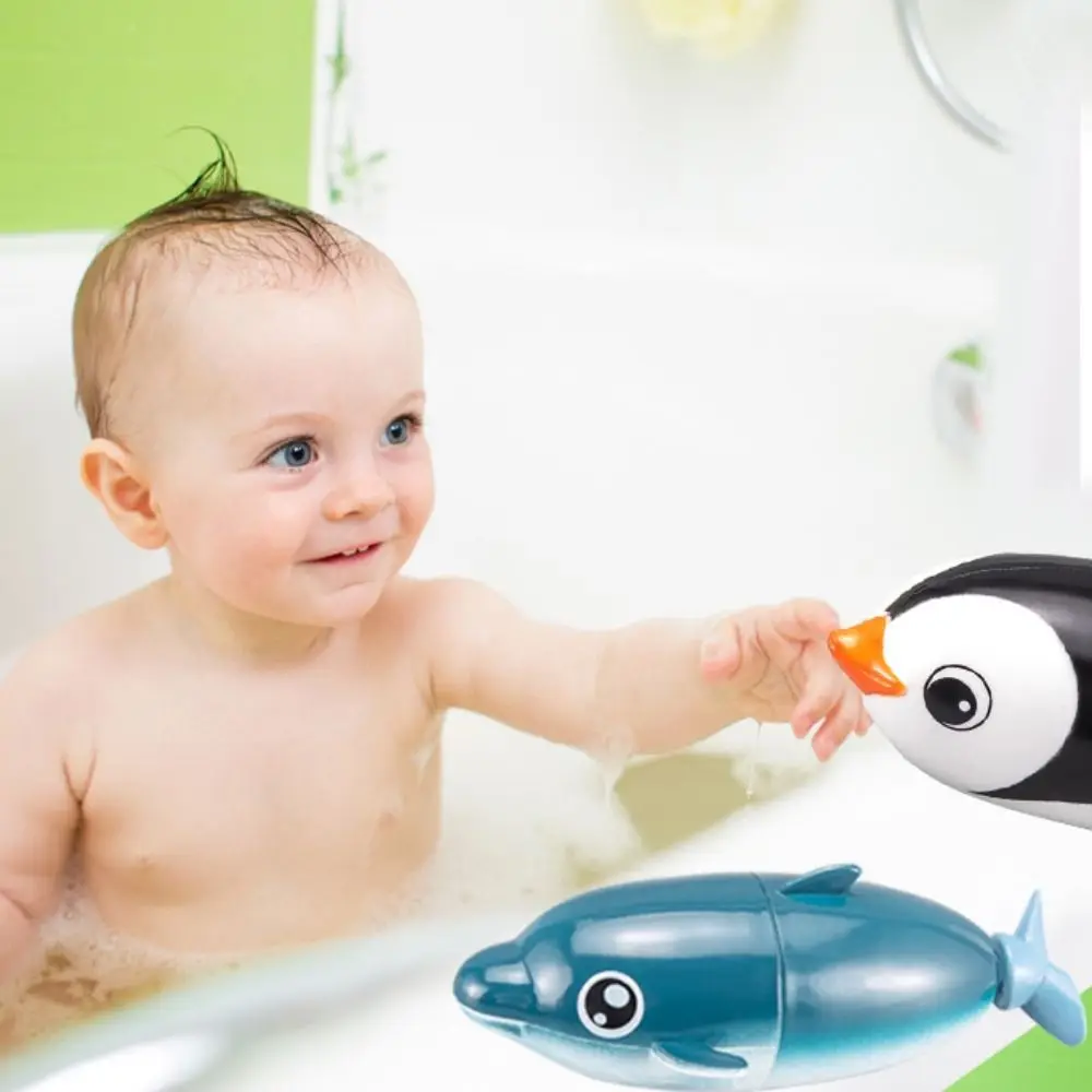 Plásticos natación payaso pez multiusos interactivo agua jugando delfines divertidos dibujos animados flotantes juguetes de baño