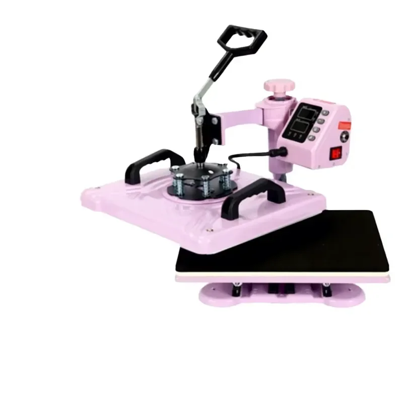 STROVAN 5-in-1 Digital Electric Heat Press Machine for Sublimation Transfer Hot Selling T-Shirts Mugs Caps Easy to Operate