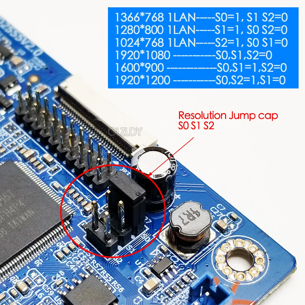 30-контактная плата драйвера ЖК-дисплея без привода EDP к HDMI для разрешения экрана 1920x1080 1600*900 1366*768 Универсальный ЖК-контроллер EDP
