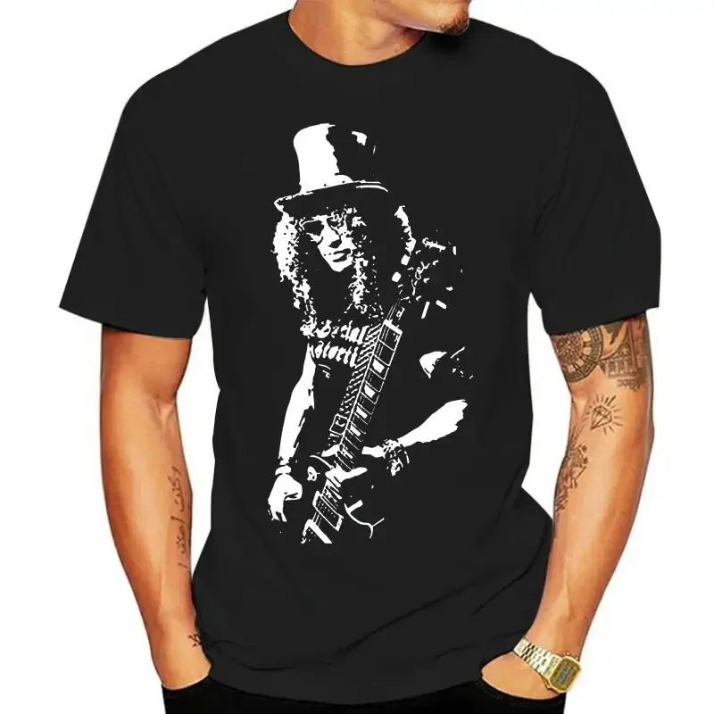 SLASH GUNS & ROSES T SHIRT RETRO VINTAGE ROCK MUSIC BIRTHDAY PRESENT GIFT Customize Tee Shirt