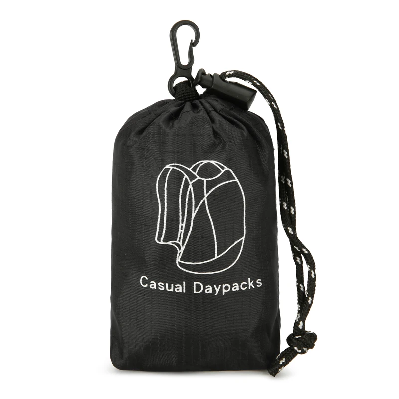 حقيبة الظهر خفيفة الوزن للاستخدام الخارجي من النايلون قابلة للطي وحقيبة يد بسيطة وحقيبة المشي لمسافات طويلة مناسبة للرياضات الخارجية والسفر #6