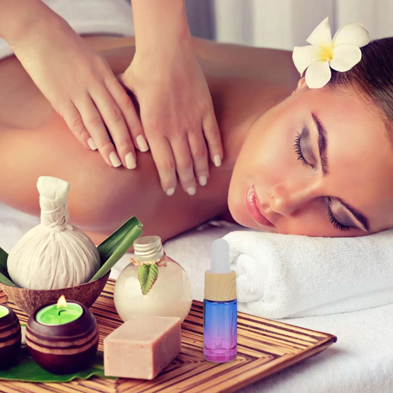 

Набор из 8 флаконов-капельниц: стеклянные бутылки с градиентным эффектом под дерево для эфирных масел, парфюмерии, дорожного хранения, дополнительные флаконы