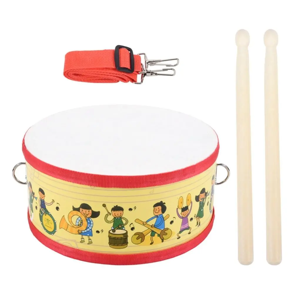 Instrumento de dupla face mão tambor brinquedos instrumento de percussão montessori instrumento musical brinquedos 6 Polegada 8 Polegada batida