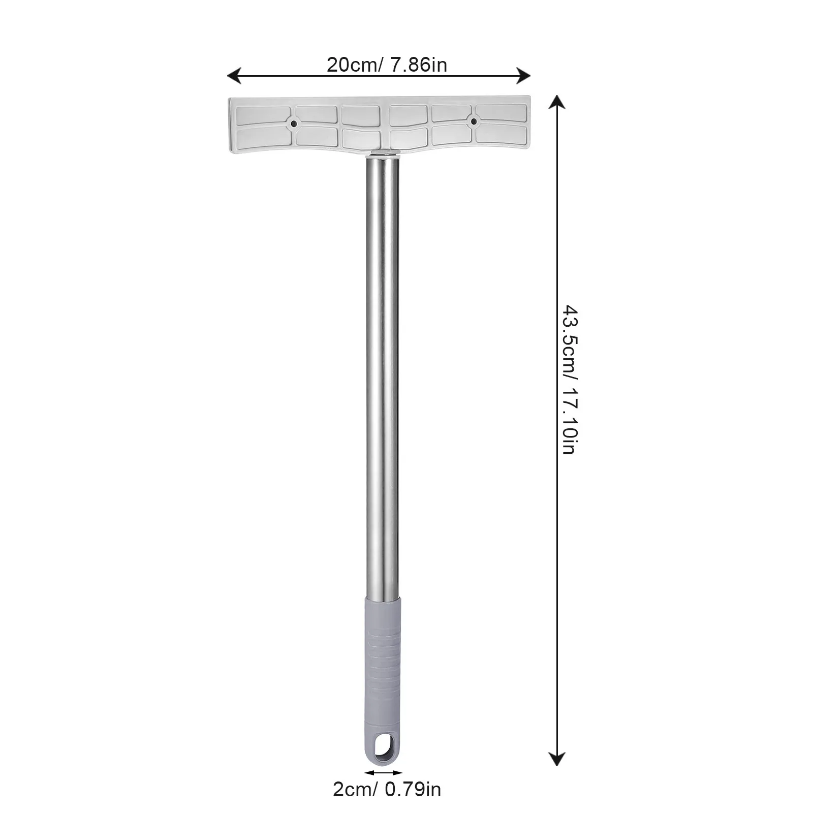 2Pcs Stainless Steel Sign Holder Rod Multi-Functional Handheld Display Rod for Parade Sports Exhibition Stanchion Sign Holder