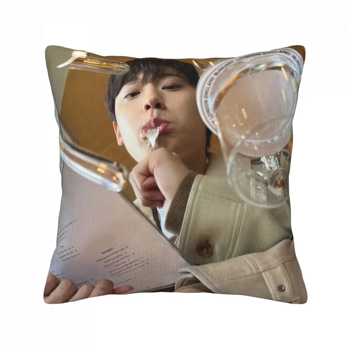 Lee Do Hyun Fashion Magazine Cover HD Poster Double-side Printed Pillowcase LGH Lifestyle Photo Picture Home Decor Cushion Cover