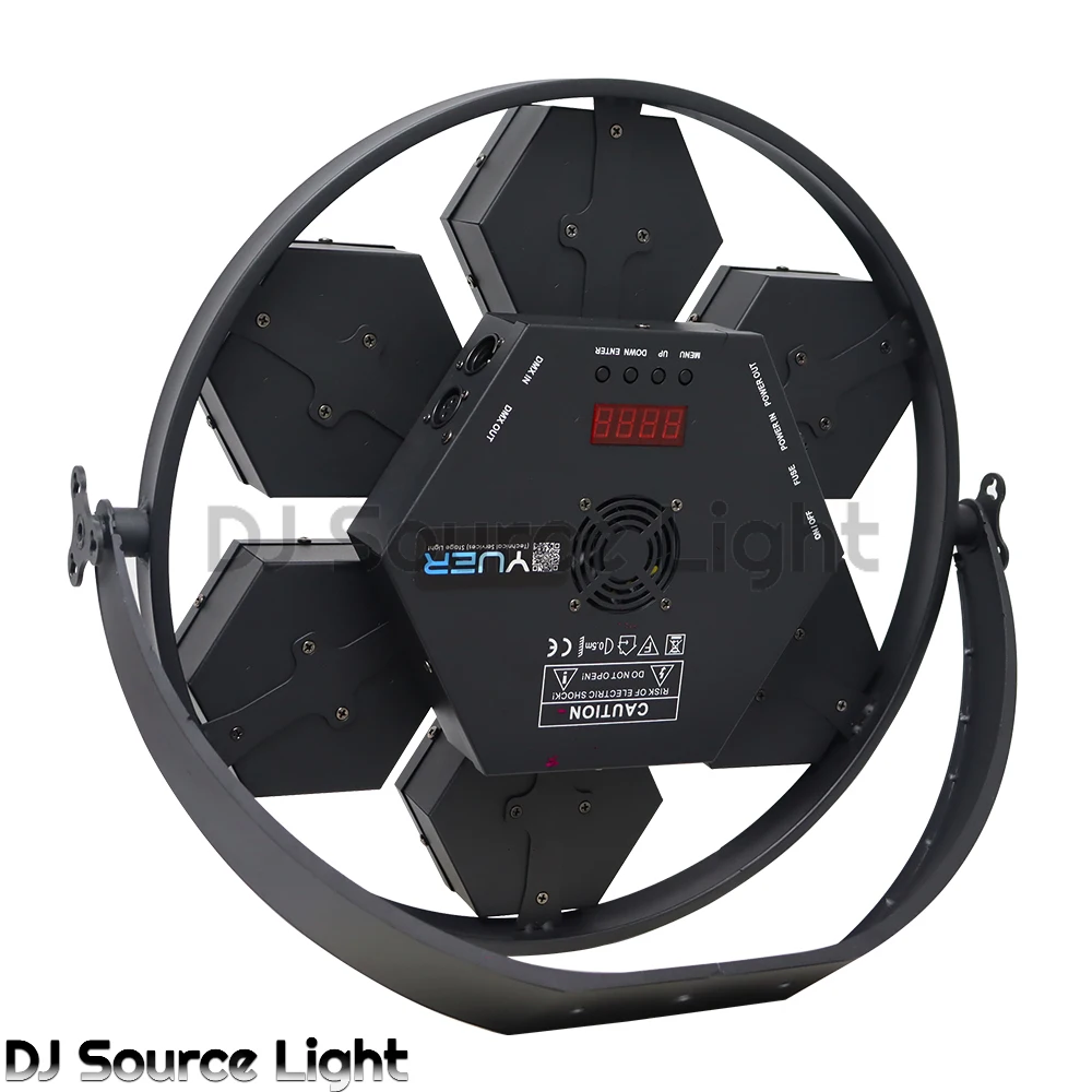 1/2/4 قطعة LED ضوء الرجعية 7X50 واط COB بليندر ضوء ستروب سباق الخيل تأثير أضواء للمسرح DMX512 ل DJ ديسكو نادي الزفاف #5