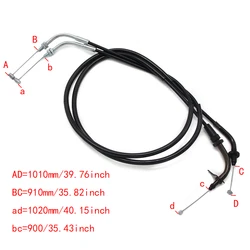Throttle Accelerator Cable For Yamaha XVS400 XVS650 5BN-26312-00 5BN-26311-00 5BN-26311-10 5BN-26312-10 4TR-26312-00 4TR-2631100