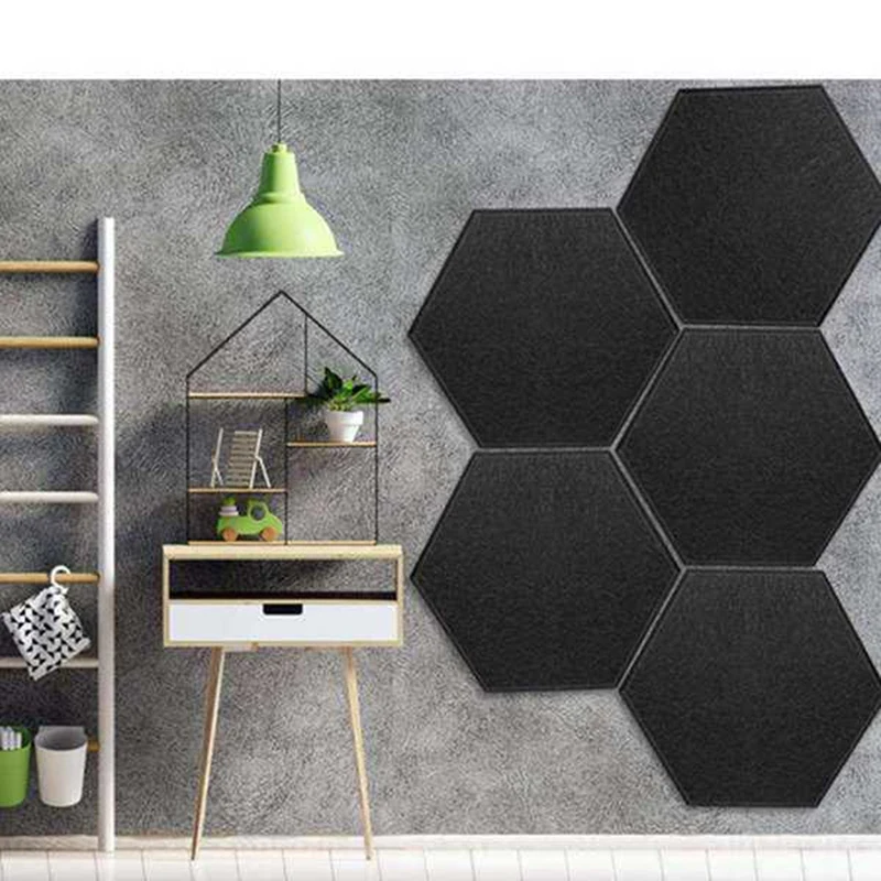 18 Pack Acoustic Panels Sound Proof Padding,Hexagon Sound Dampening Panels,For Wall Decor,Studio Acoustic Treatment