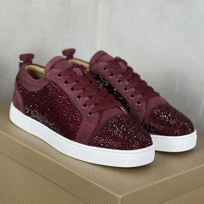 

Designer Sneakers Red Bottom Shoes Men Luxury Men's Spring Party Nightclub Women's Shoes