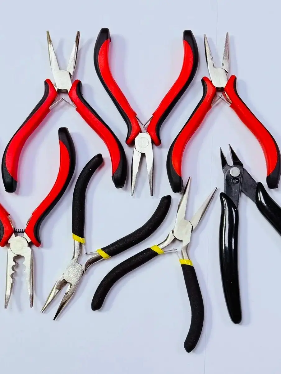 Various Types of Hair Extension Pliers for Micro Silicone Rings I-Tip Hair Pliers Hair Extensions Opener and Removal Tool