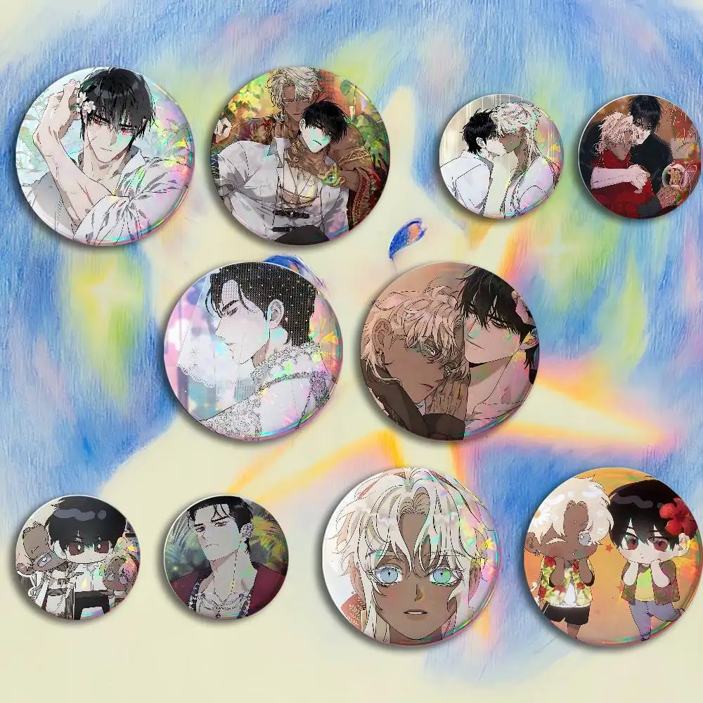 B-Blossoms of the White Night Button Pin Single Pack Anime Merch for Ita Bags Badge Collectible Buttons