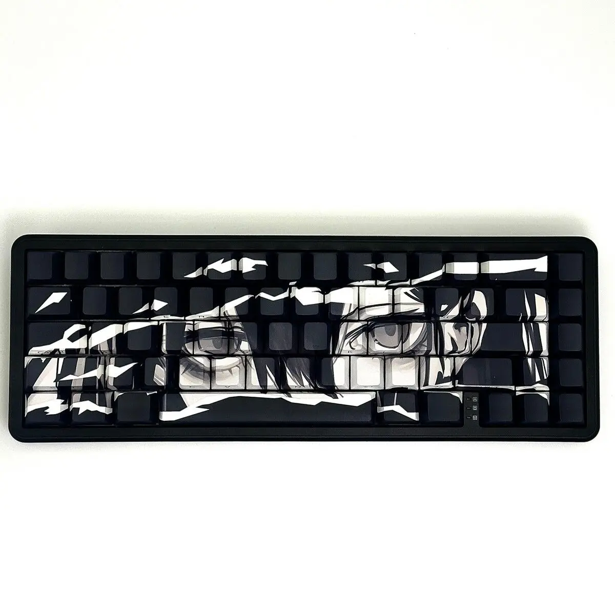 

Фиолетовый колпачок для ключей со зрачком, анимационный колпачок на заказ, боковая передача света, PBT, адаптация MAD60, механическая колпачок для клавиатуры