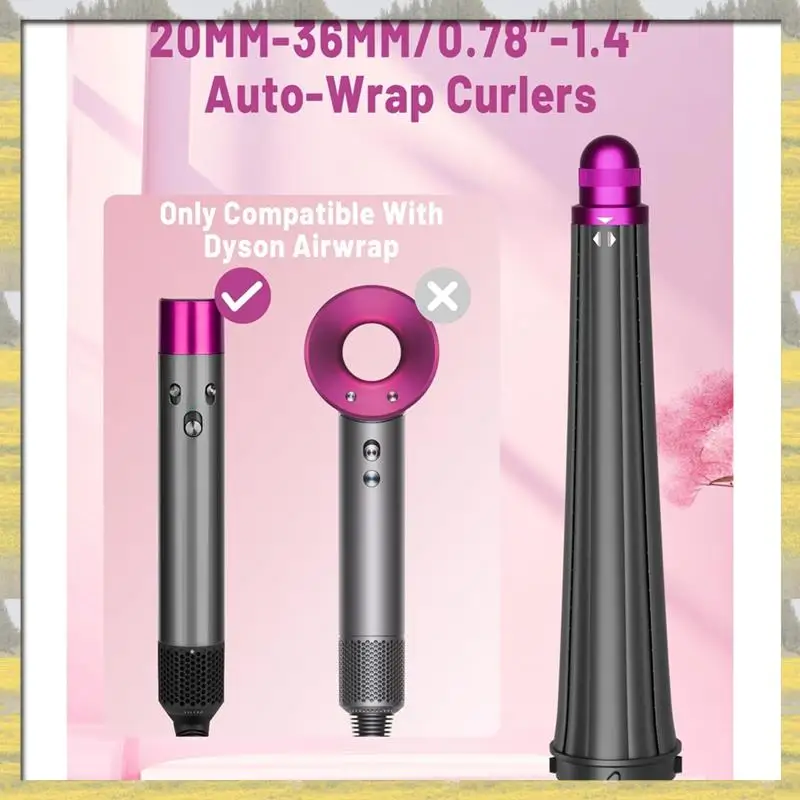 

Hot Sale Long Conical Barrel For Dyson Airwrap HS01 HS05 HS08 Self-Curling Hair Roller Curler Attachment Auto-Wrap Curling Iron