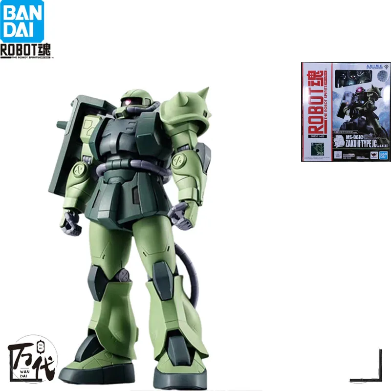 

ORIGINAL BANDAI GENUINE GUNDAM ANIME FIGURE ROBOT SPIRITS MS-06JC ZAKU II TYPE JC ANIME CHARACTER MODEL ORIGINAL BOX GIFTS