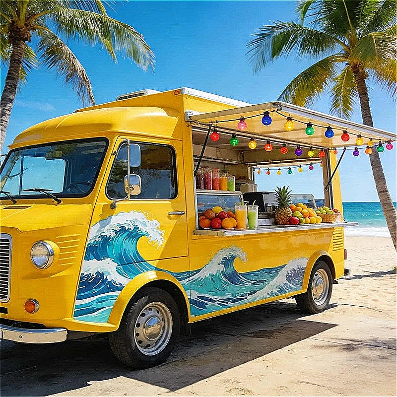 Food Trailer Stainless Steel Concession Trailer With Serving Window Awning For Ice Cream Shaved Ice Dessert Sales Customized