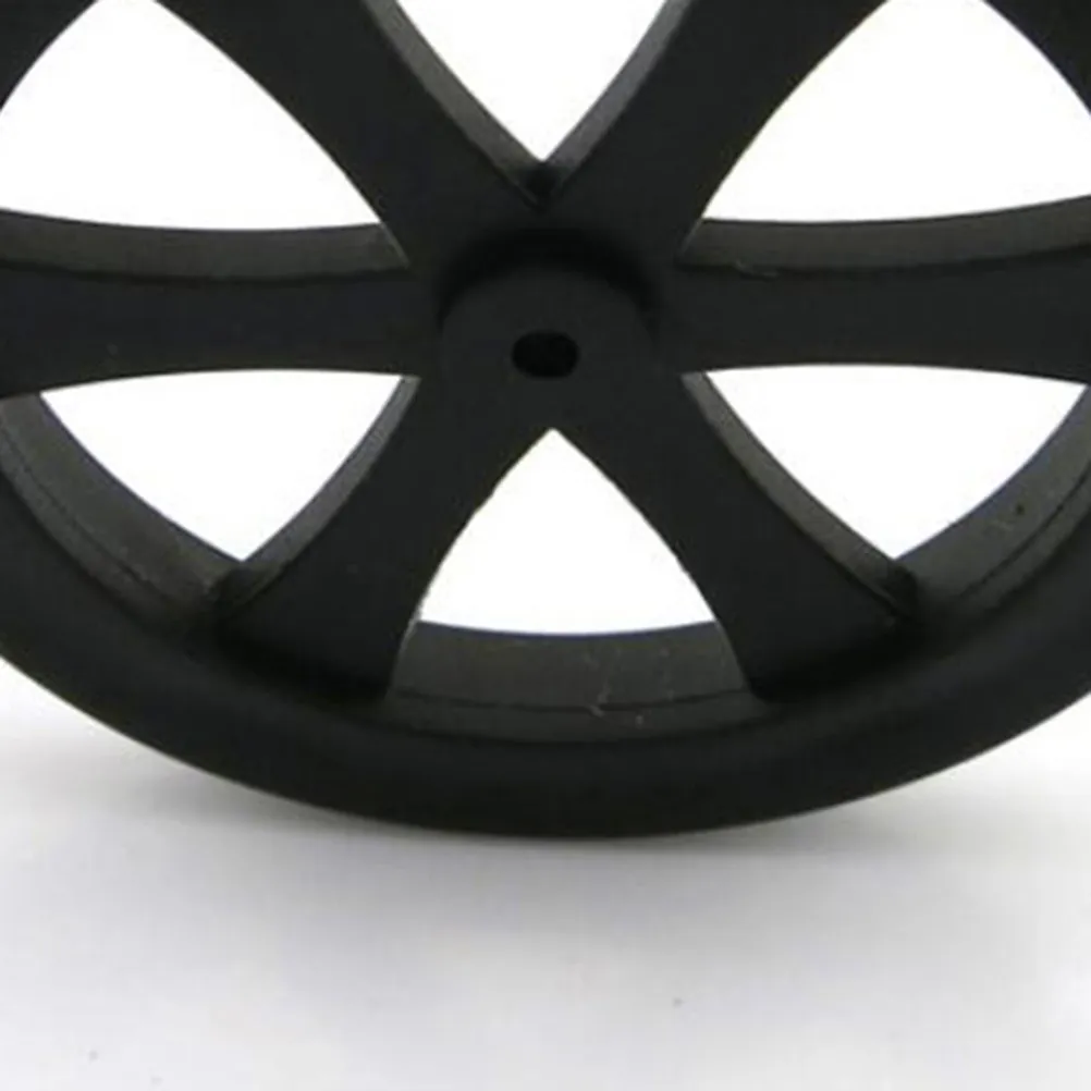 

50 шт. пластиковых колесных аксессуаров премиум-класса для поделок, маленькие колеса для замены на транспортных средствах, пластиковые колеса для DIY-проектов