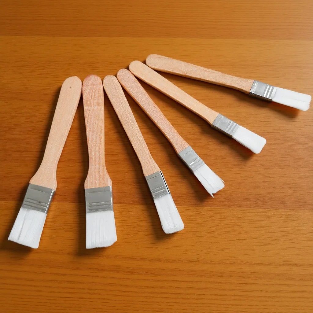 

6Pcs Absorbent Chip Brush Set for Painting and Flavor Brushing Long Lifespan Chip for Adhsives Touchups Touchup Brush