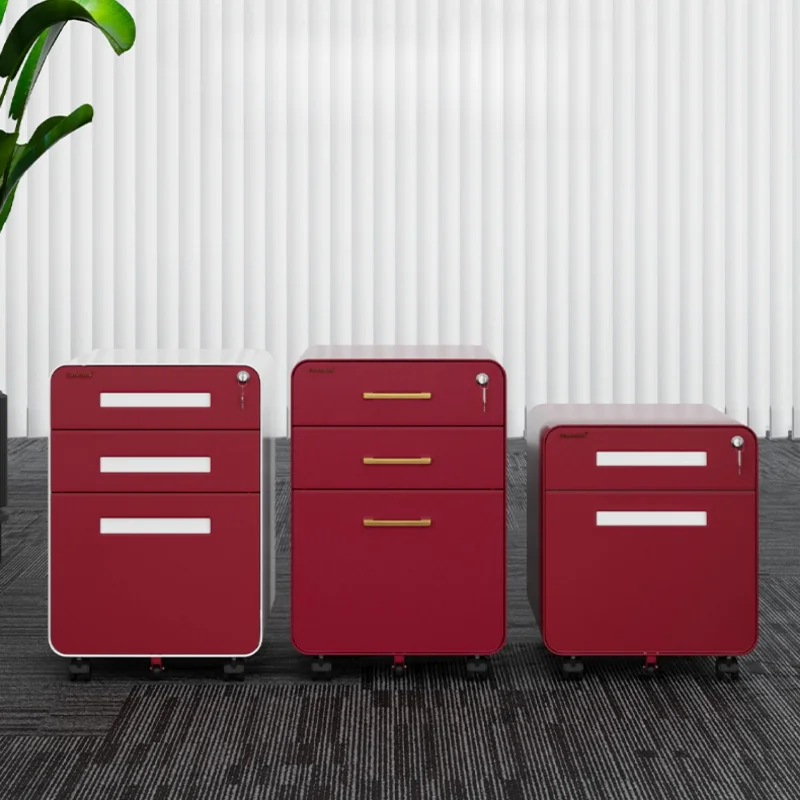 Lockable portability Filing Cabinets Small Cheap Metal Organization Cabinets Drawer Archiveros Metalicos Space Saving Furniture