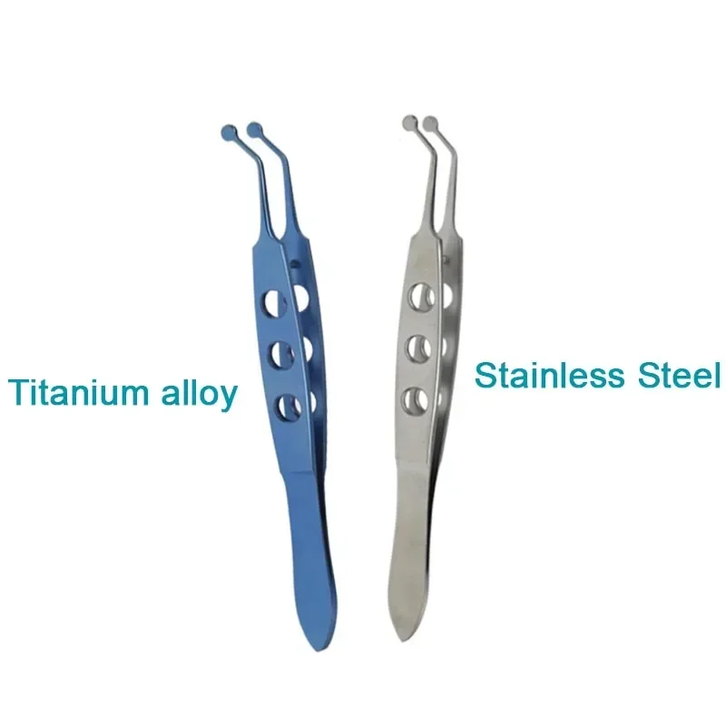 Autoclavable Ophthalmic Massage Forcep Ophthalmic Surgical Forceps Tweezers Ophthalmic Instrument Stainless Steel Titanium Alloy