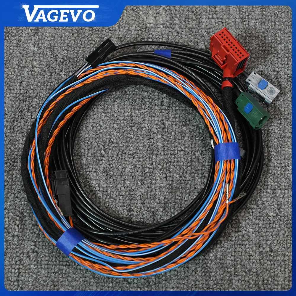 For Audi A3 8V Highline Rear View Camera Wiring Cable 5Q0907441A 7N0 907 441 B 4S0 907 441B