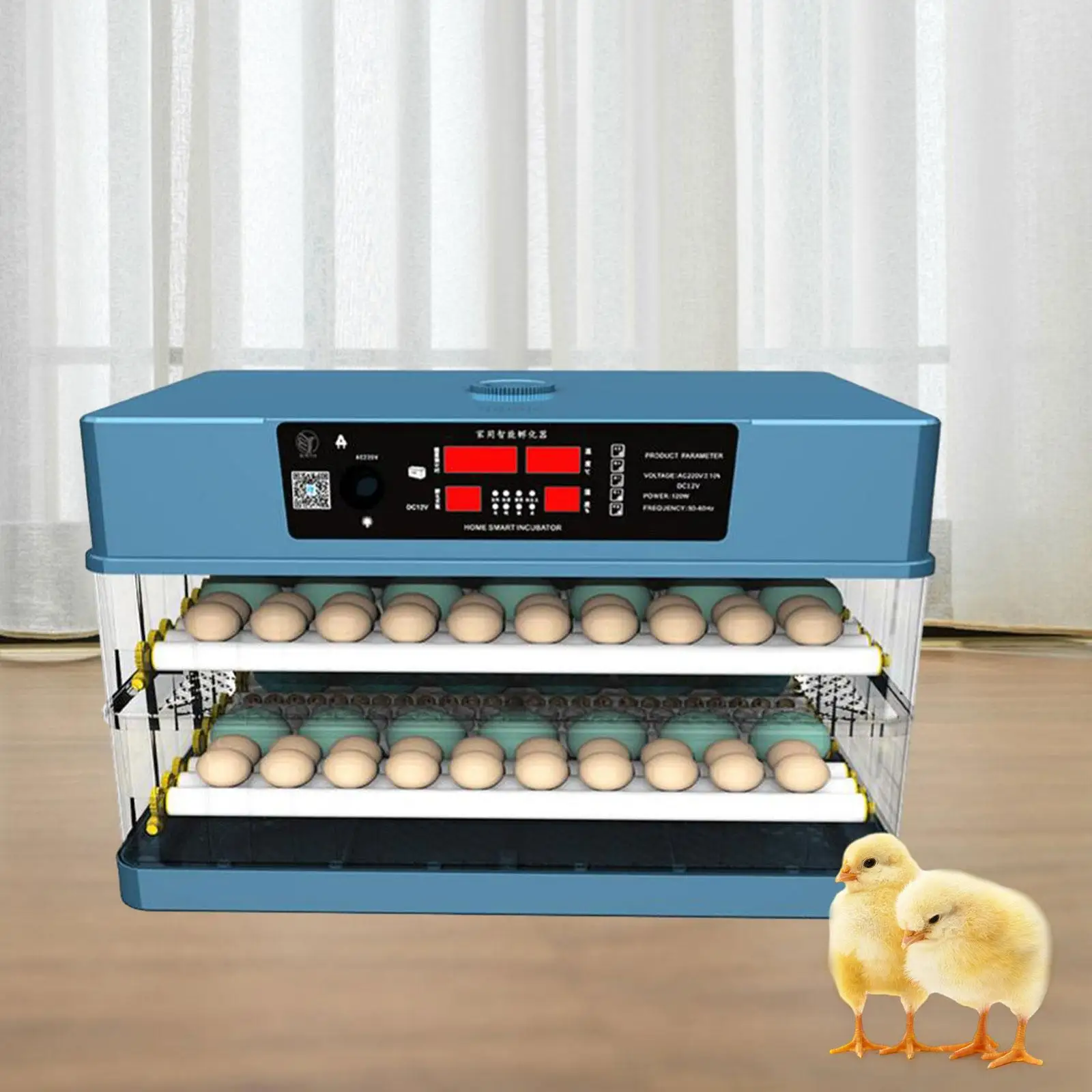 Automatic Egg Incubator Automatic Egg Turner Small Egg Hatcher Machine Chicken Incubator for Chicken Pigeon Birds Goose Duck