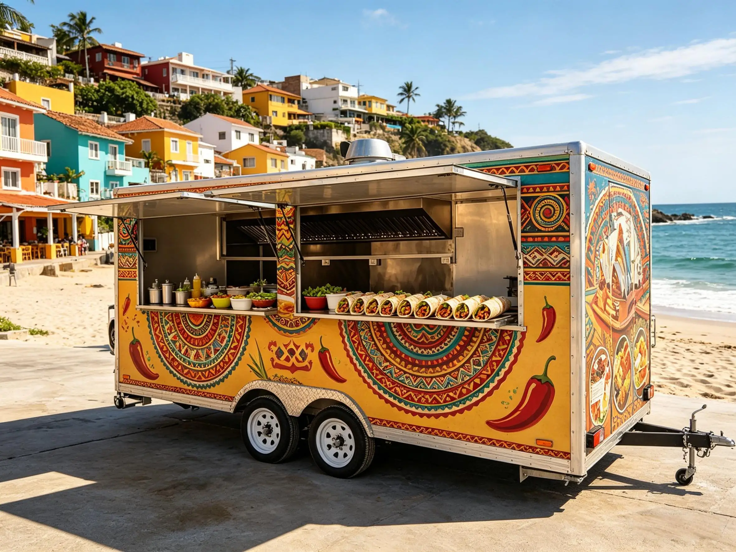 Factory Direct Custom Dimension Food Truck Trailer with OEM Kitchen Layout and CE Certification for Wholesale Distribution